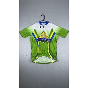 Pactimo‎ Shirt Mens Medium Green Valley Cyclists Green Full Zip Cycling Jersey